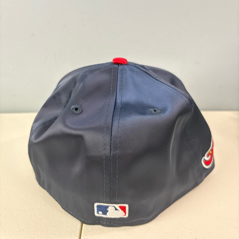New Era Atlanta Braves Spring Satin 59FIFTY Fitted Hat Baseball Cap Adult 7 1/4 - Picture 4 of 8